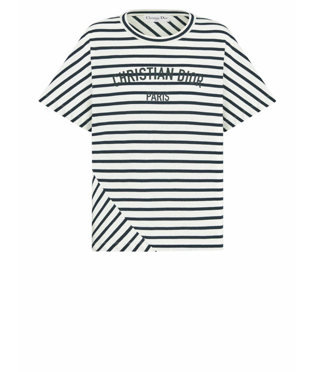 CHRISTIAN DIOR Мульти хлопковая футболка, фото 1