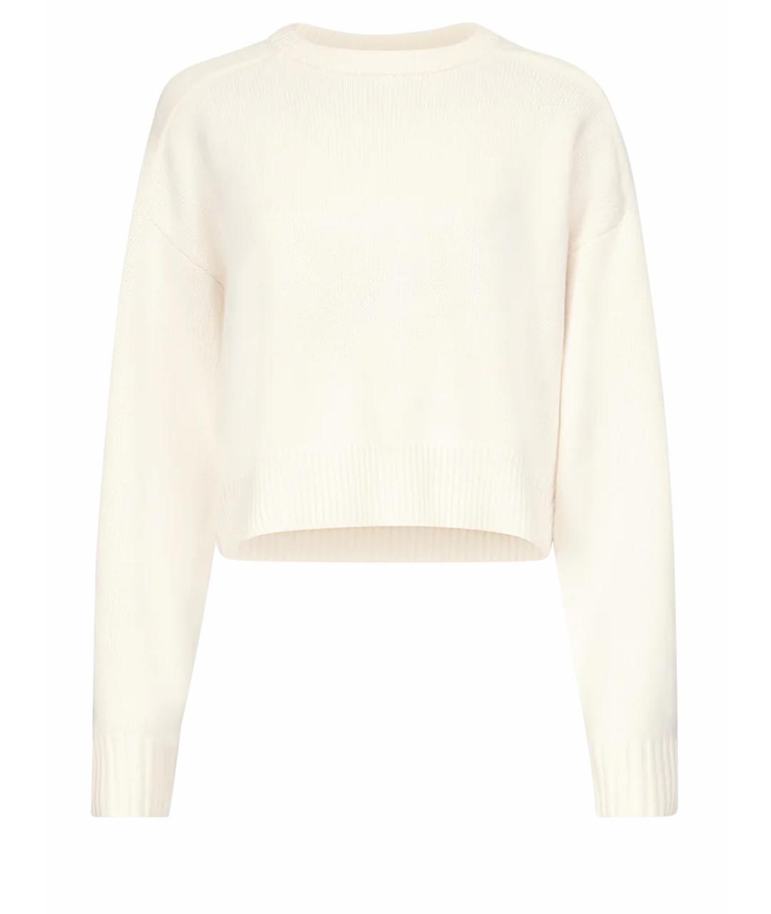 LOULOU DE SAISON Белый шерстяной джемпер / свитер, фото 1