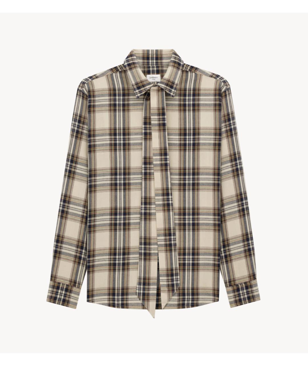 SAINT LAURENT Мульти хлопковая рубашка, фото 2