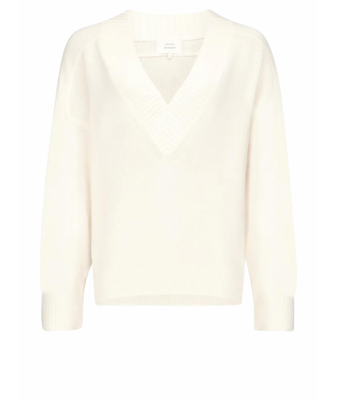 LOULOU DE SAISON Белый кашемировый джемпер / свитер, фото 1