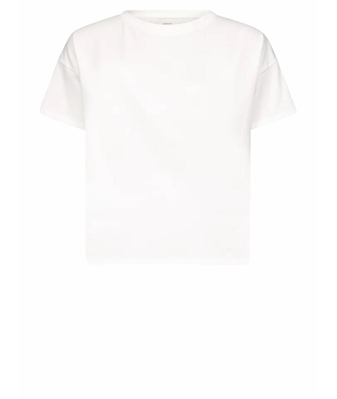 LOULOU DE SAISON Белая хлопковая футболка, фото 1