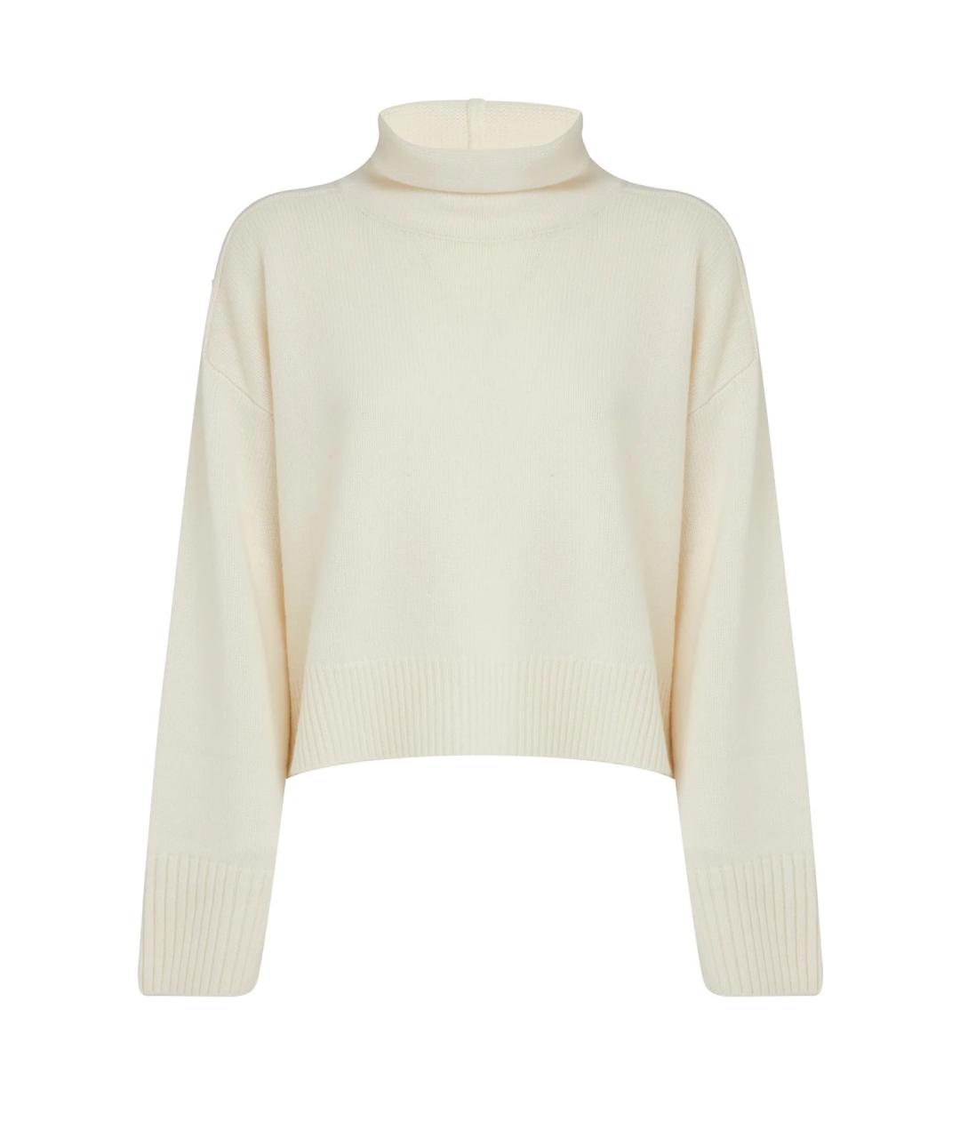 LOULOU DE SAISON Белый шерстяной джемпер / свитер, фото 1