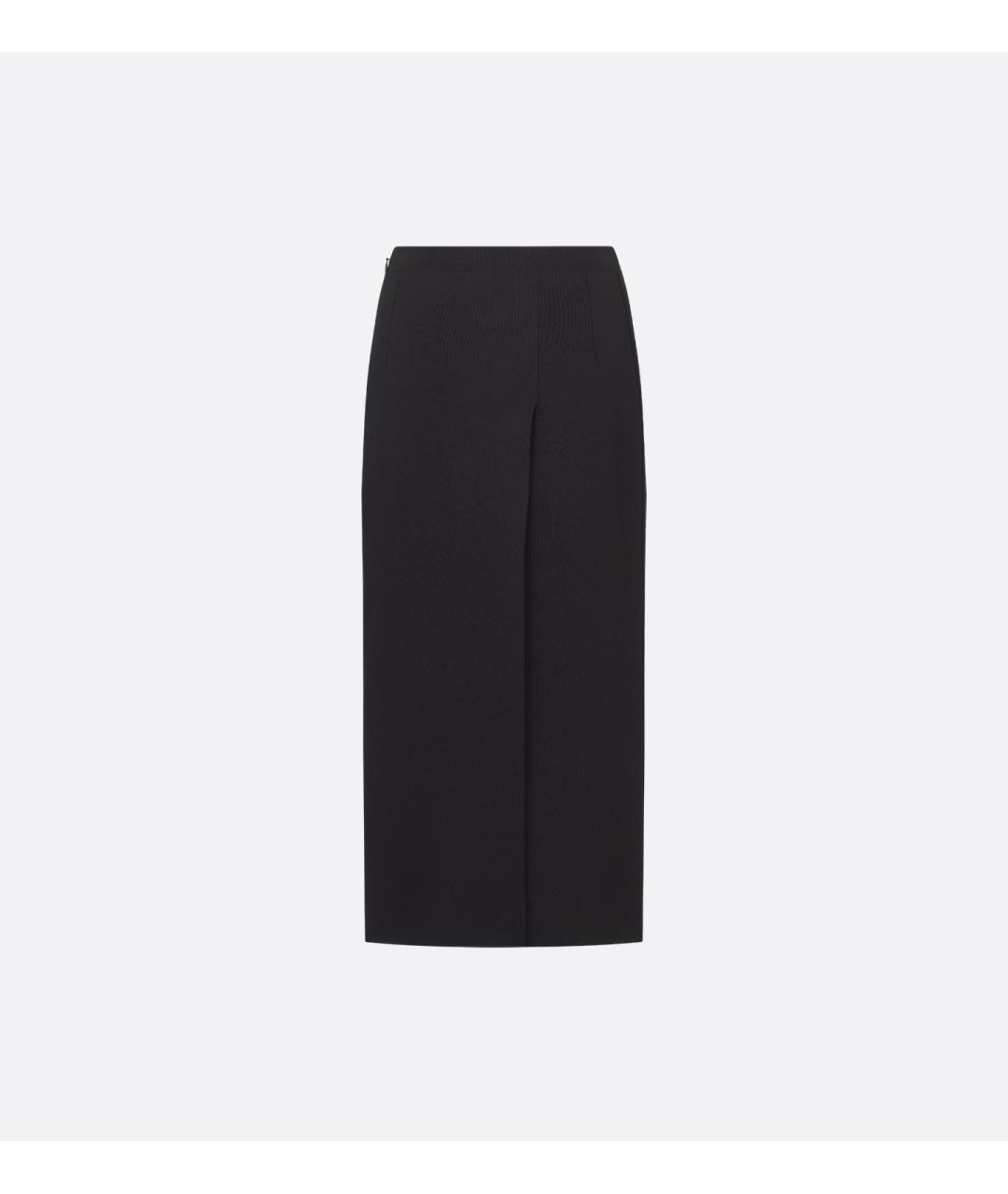 CHRISTIAN DIOR Черная юбка миди, фото 2