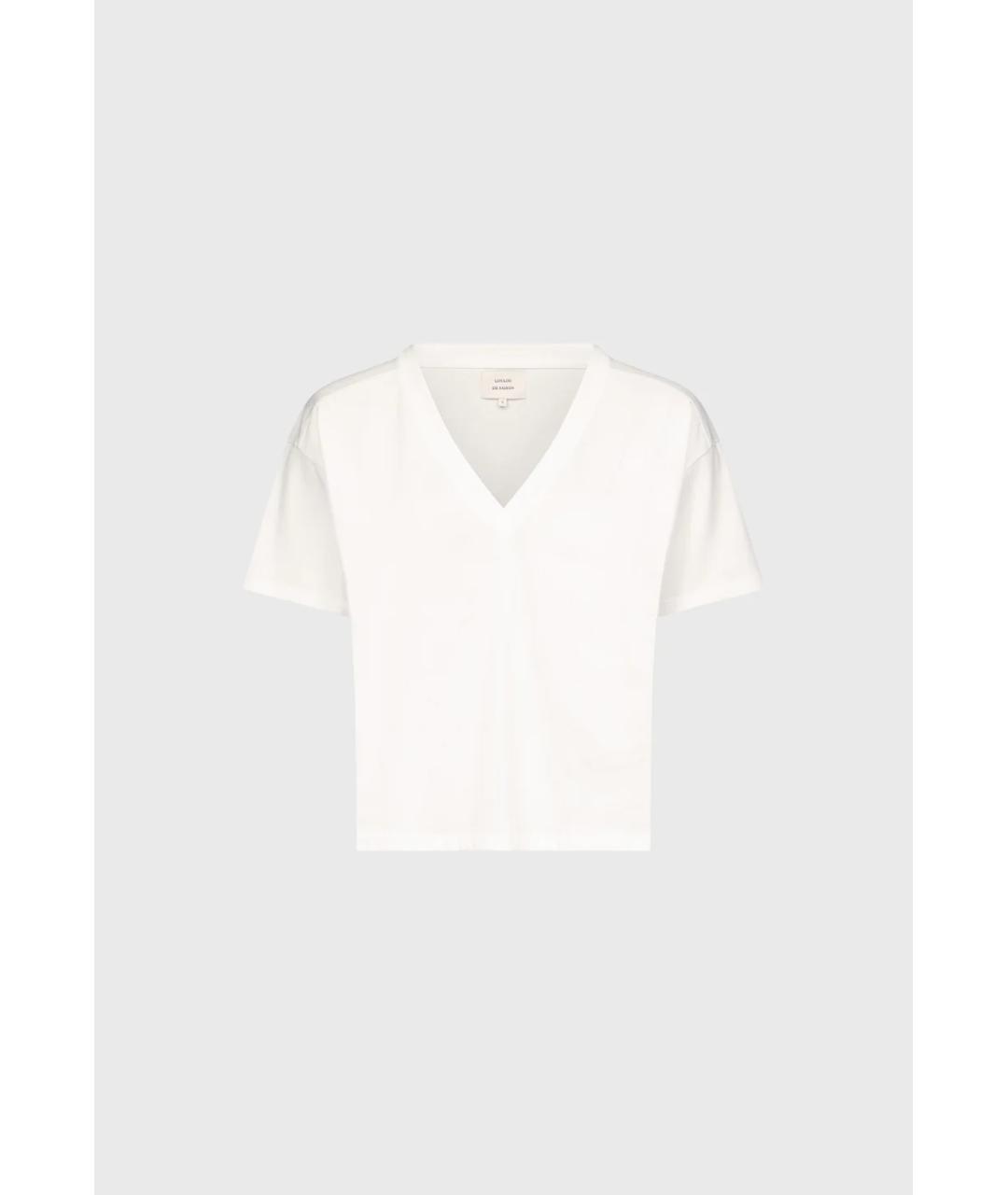 LOULOU DE SAISON Белая хлопковая футболка, фото 6