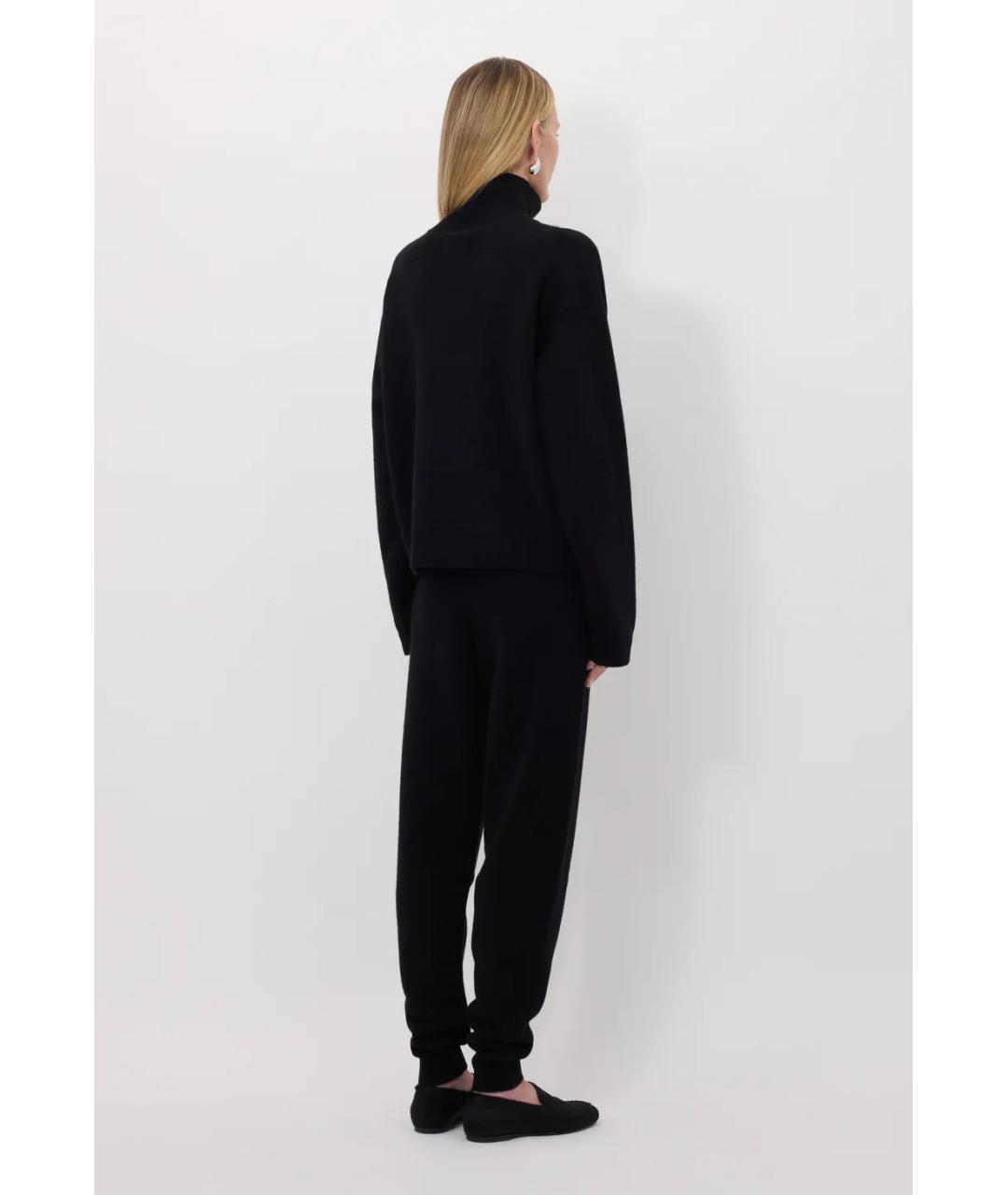 LOULOU DE SAISON Черный кашемировый джемпер / свитер, фото 5