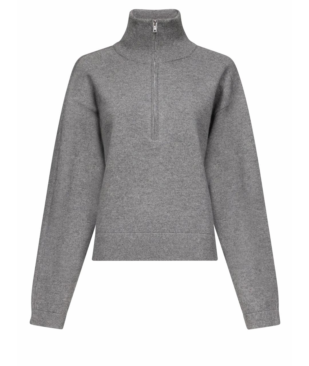 LOULOU DE SAISON Серый кашемировый джемпер / свитер, фото 1