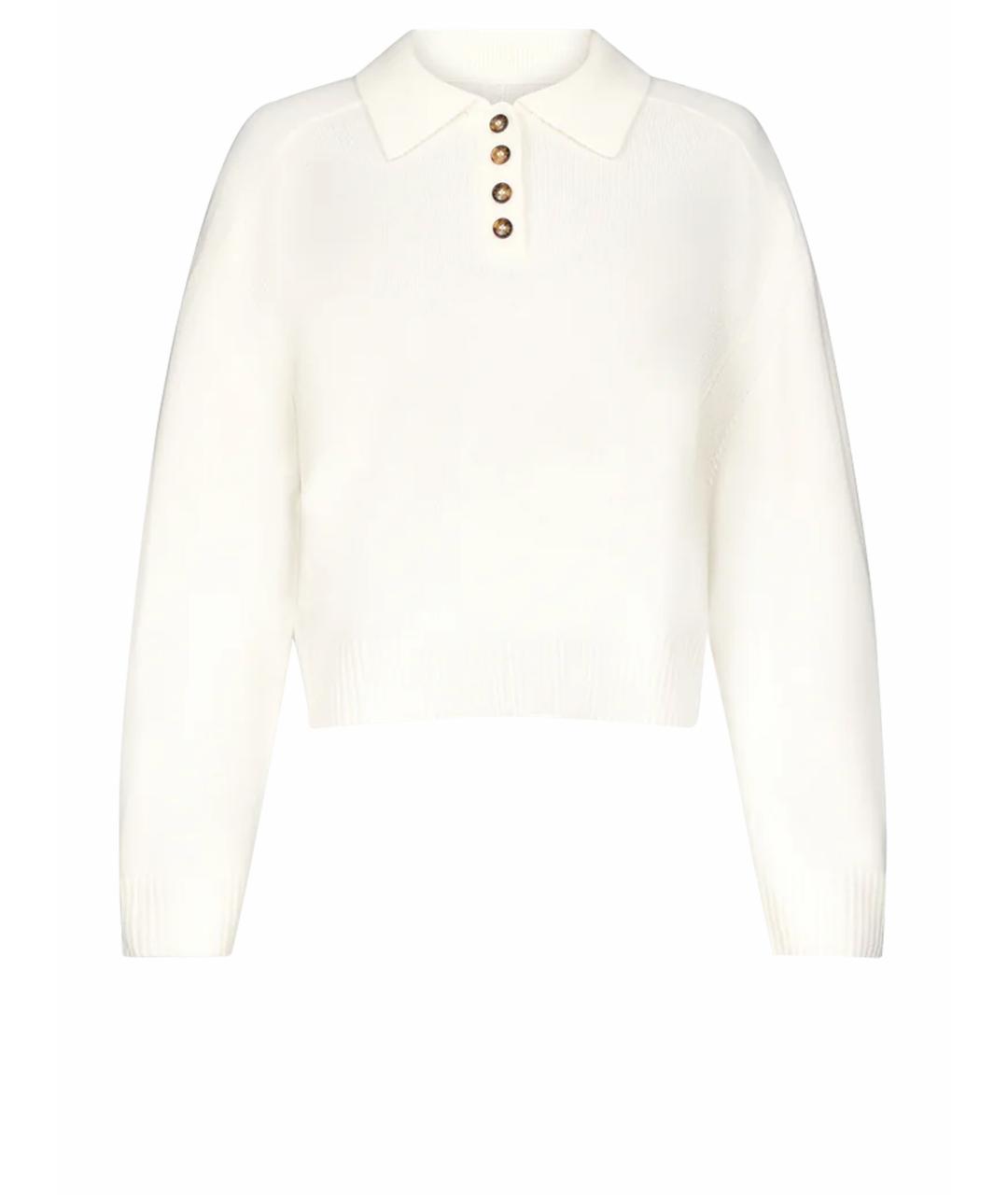 LOULOU DE SAISON Белый кашемировый джемпер / свитер, фото 1