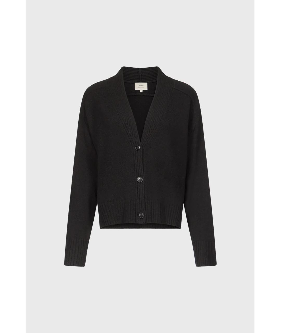 LOULOU DE SAISON Черный кашемировый кардиган, фото 6