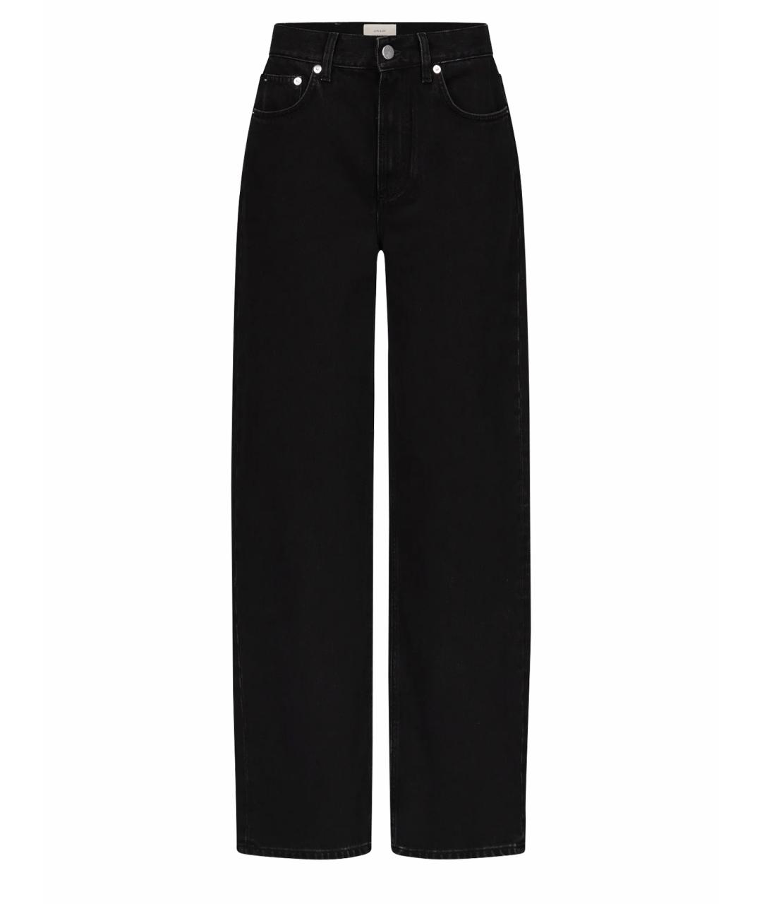 LOULOU DE SAISON Серые хлопковые прямые джинсы, фото 1