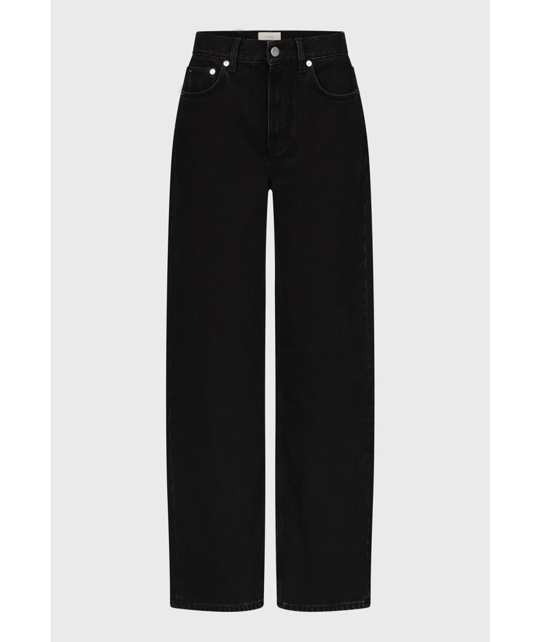 LOULOU DE SAISON Серые хлопковые прямые джинсы, фото 6