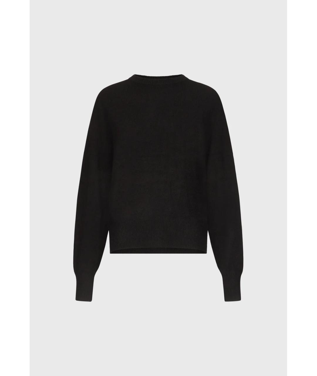 LOULOU DE SAISON Черный кашемировый джемпер / свитер, фото 6