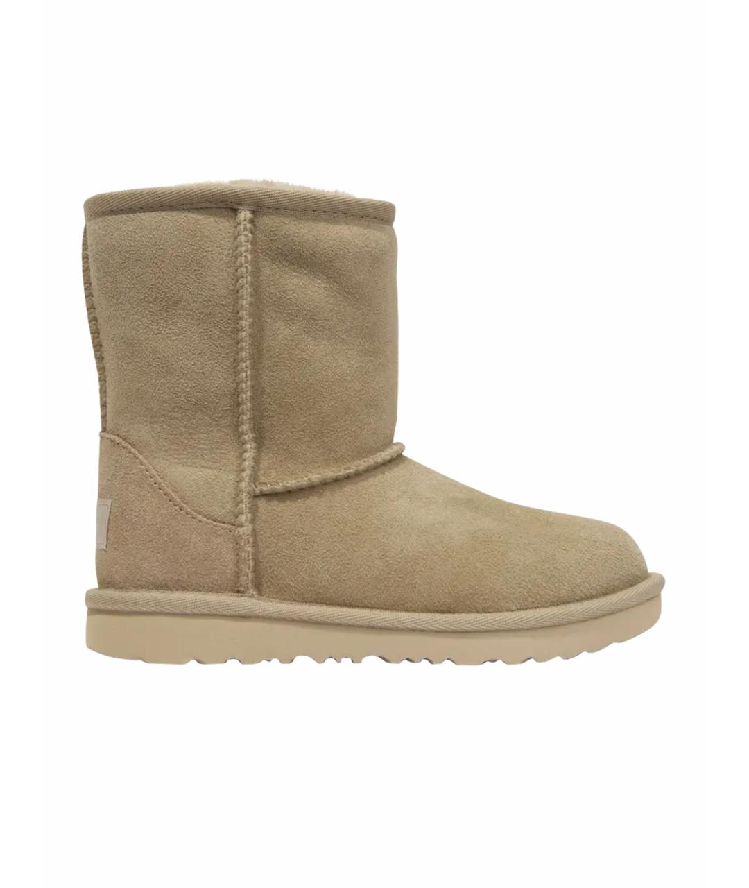 UGG AUSTRALIA Бежевые замшевые ботинки, фото 1