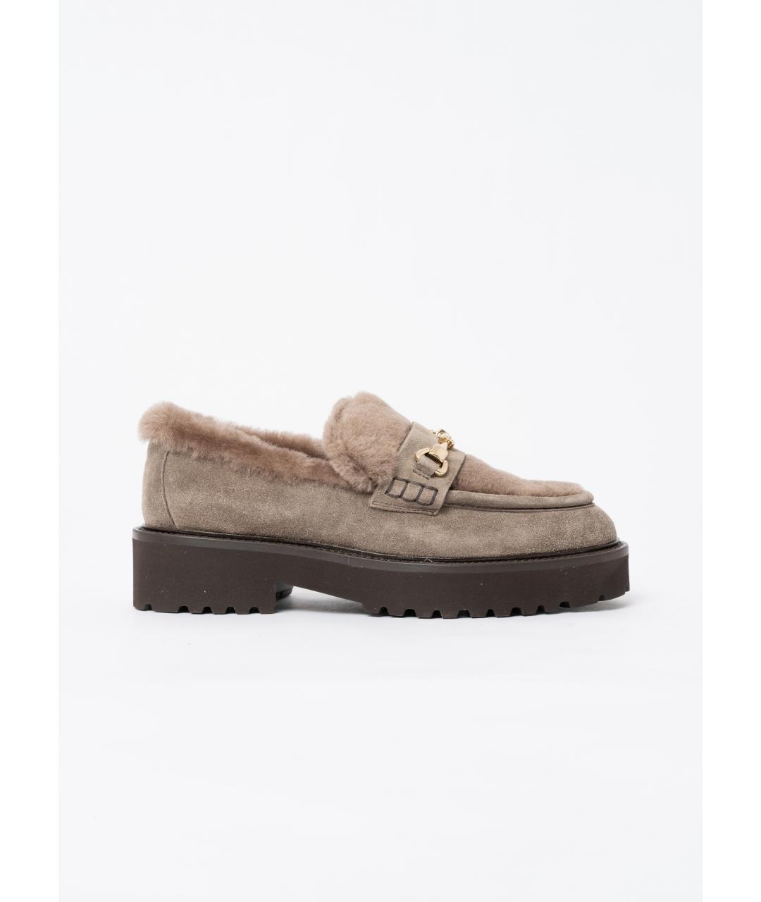 DOUCAL'S Коричневые замшевые лоферы, фото 6