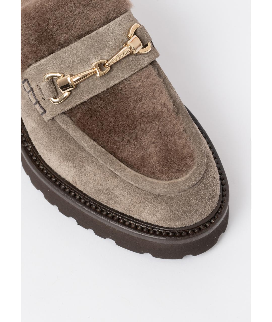 DOUCAL'S Коричневые замшевые лоферы, фото 5