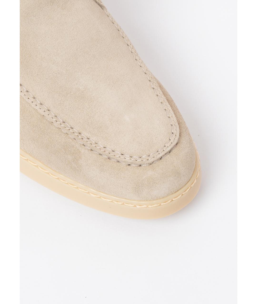 DOUCAL'S Бежевые замшевые лоферы, фото 5