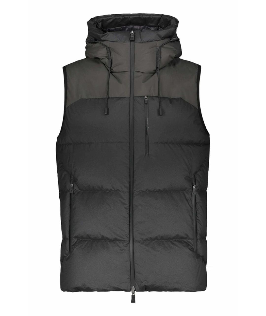 HERNO Серый полиамидовый жилет, фото 1