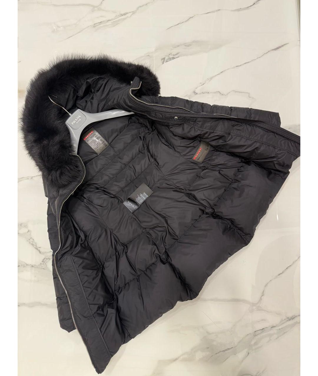 PRADA Черный пуховик, фото 5