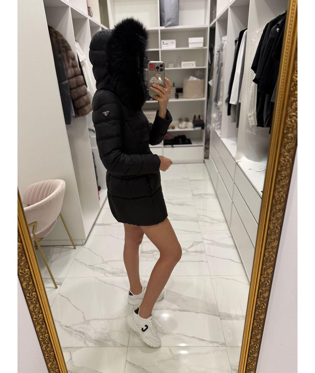 PRADA Черный пуховик, фото 2