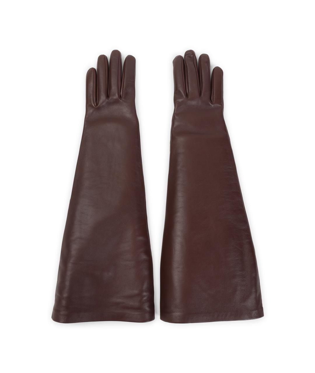 SAINT LAURENT Кожаные перчатки, фото 1