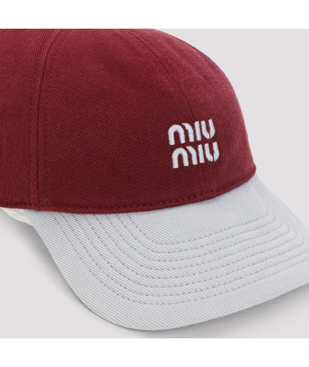 MIU MIU Мульти хлопковая кепка, фото 5