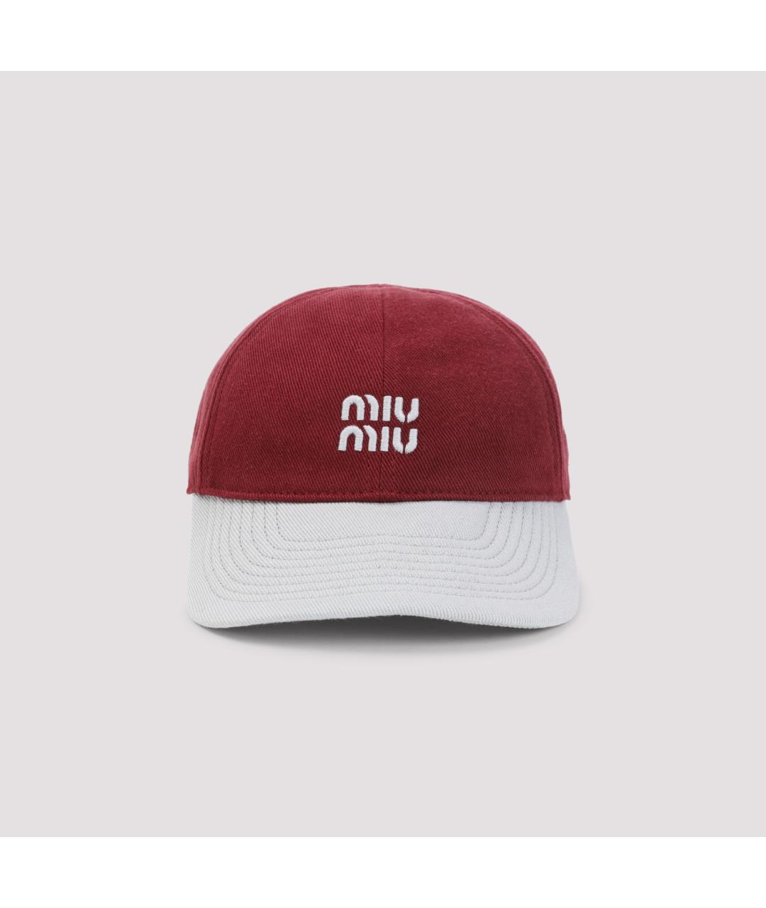 MIU MIU Мульти хлопковая кепка, фото 3