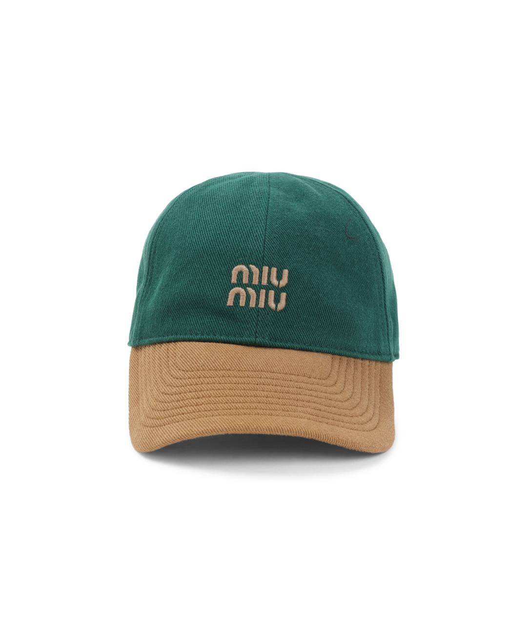 MIU MIU Мульти хлопковая кепка, фото 1