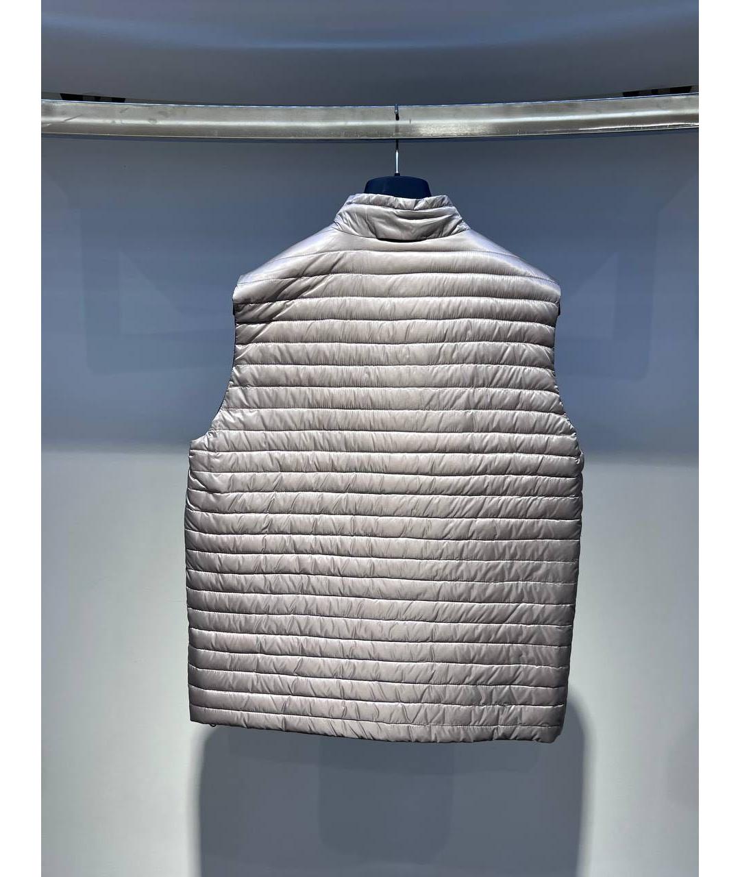 HERNO Серебрянный полиамидовый жилет, фото 2