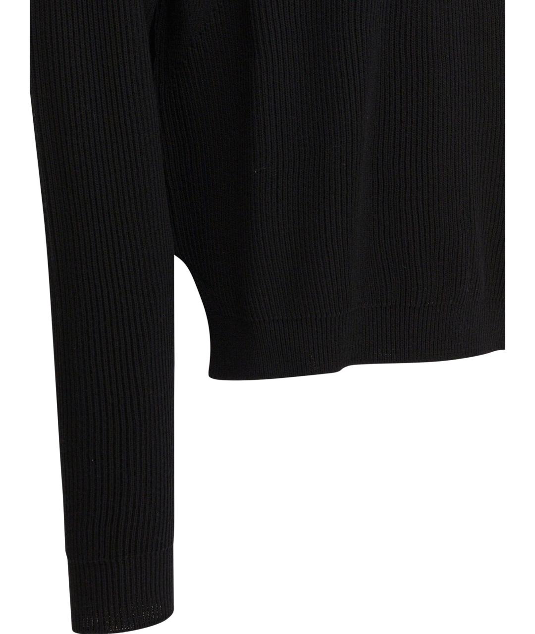 RICK OWENS Черный шерстяной джемпер / свитер, фото 4