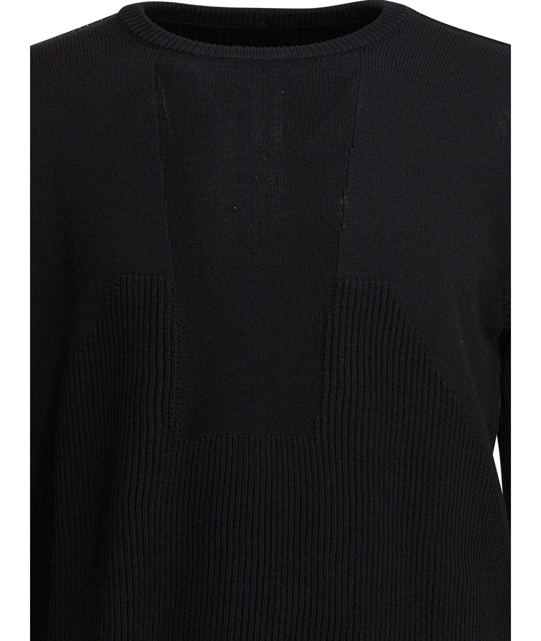 RICK OWENS Черный шерстяной джемпер / свитер, фото 3