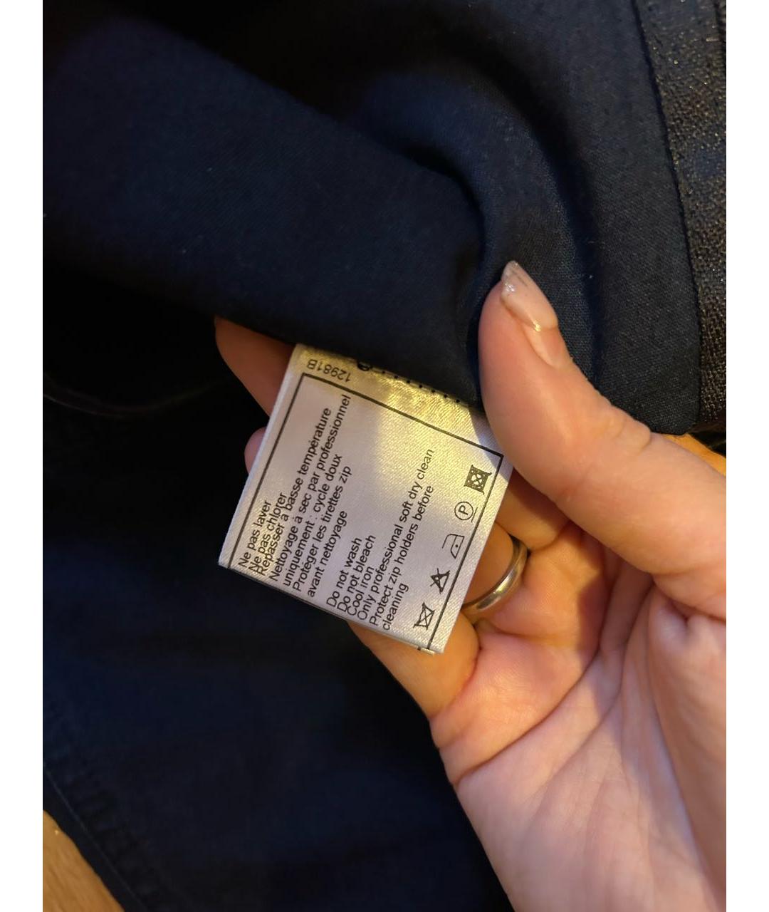 CHANEL Темно-синий хлопковый комбинезон, фото 5