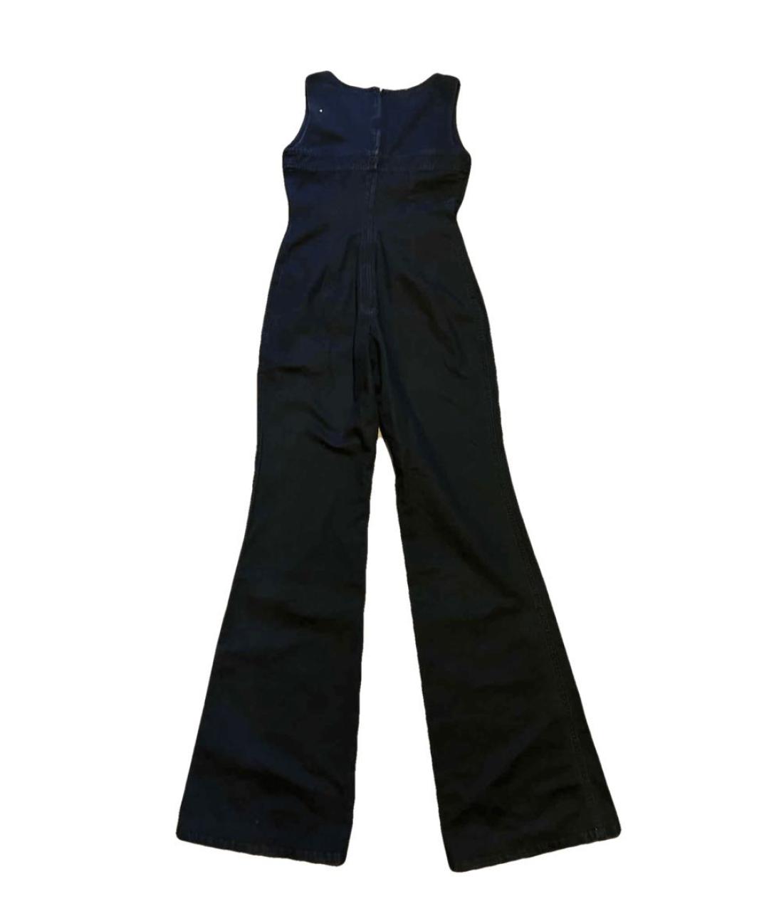 CHANEL Темно-синий хлопковый комбинезон, фото 2