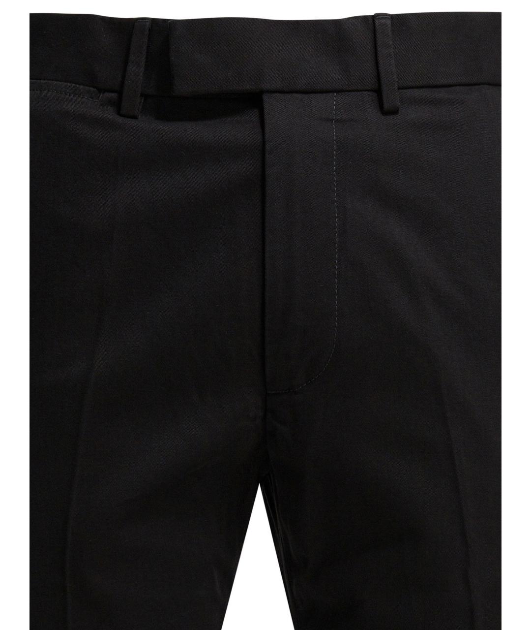 TOM FORD Черные хлопковые повседневные брюки, фото 3