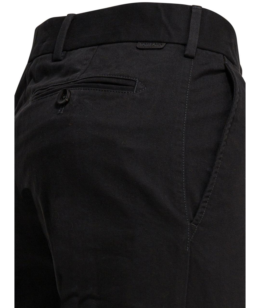TOM FORD Черные хлопковые повседневные брюки, фото 4