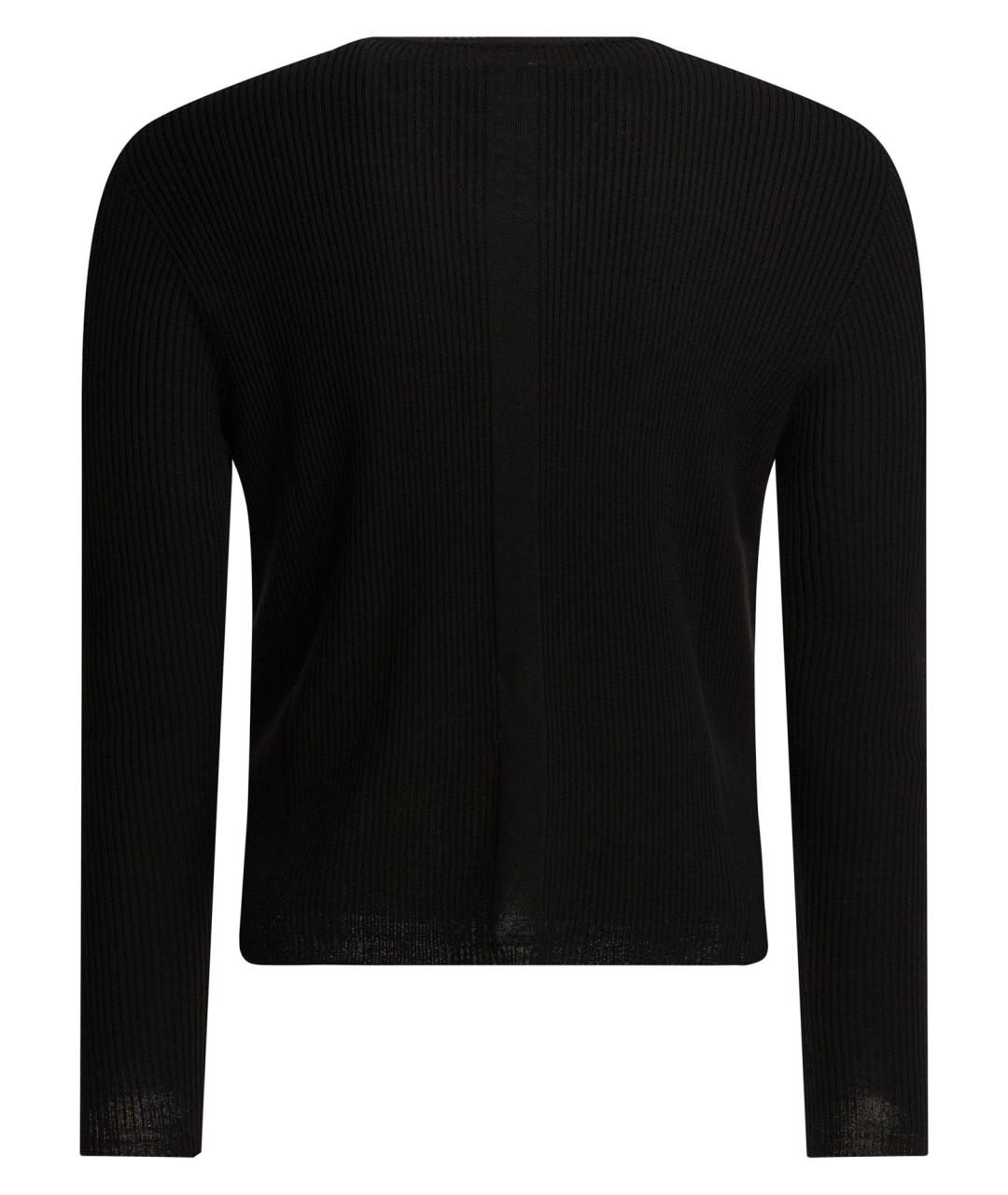 RICK OWENS Черный шерстяной джемпер / свитер, фото 2