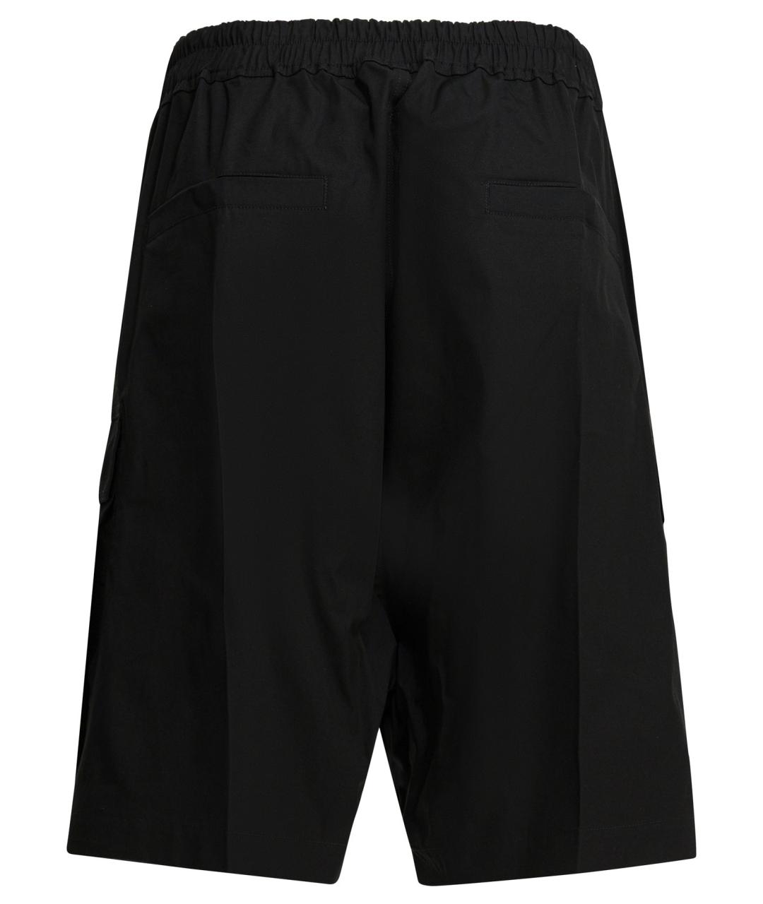 RICK OWENS Черные хлопковые шорты, фото 2