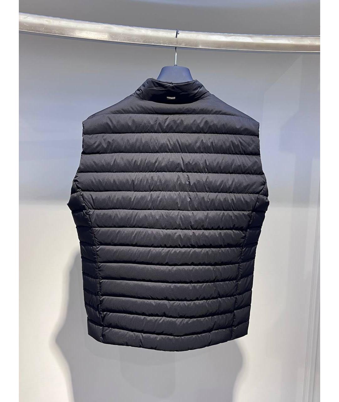 HERNO Темно-синий полиамидовый жилет, фото 3