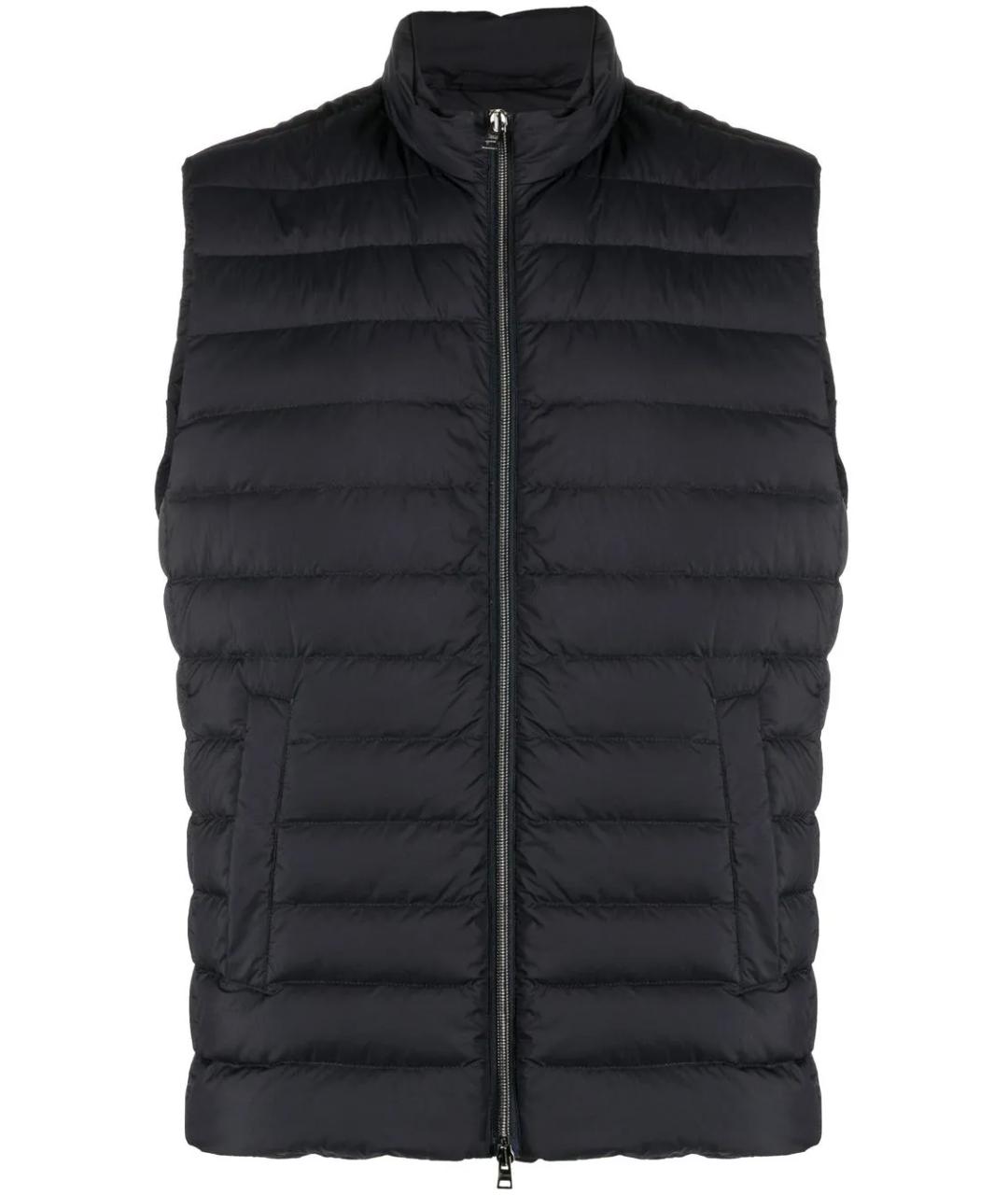 HERNO Темно-синий полиамидовый жилет, фото 1