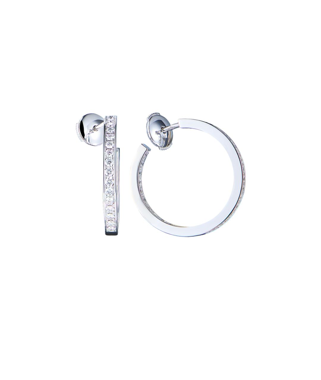 CARTIER Серебряные серьги из белого золота, фото 2