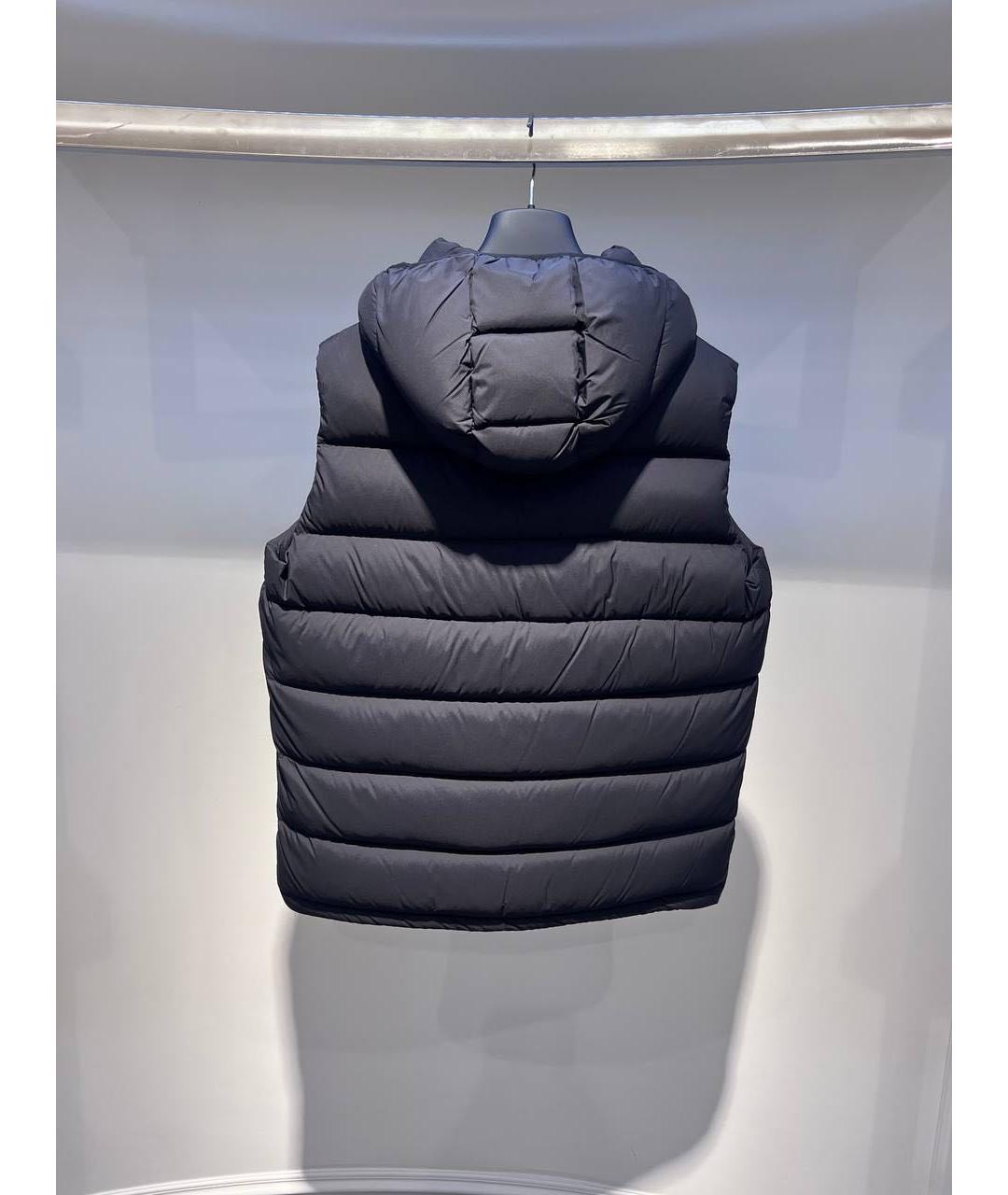 HERNO Темно-синий полиамидовый жилет, фото 2