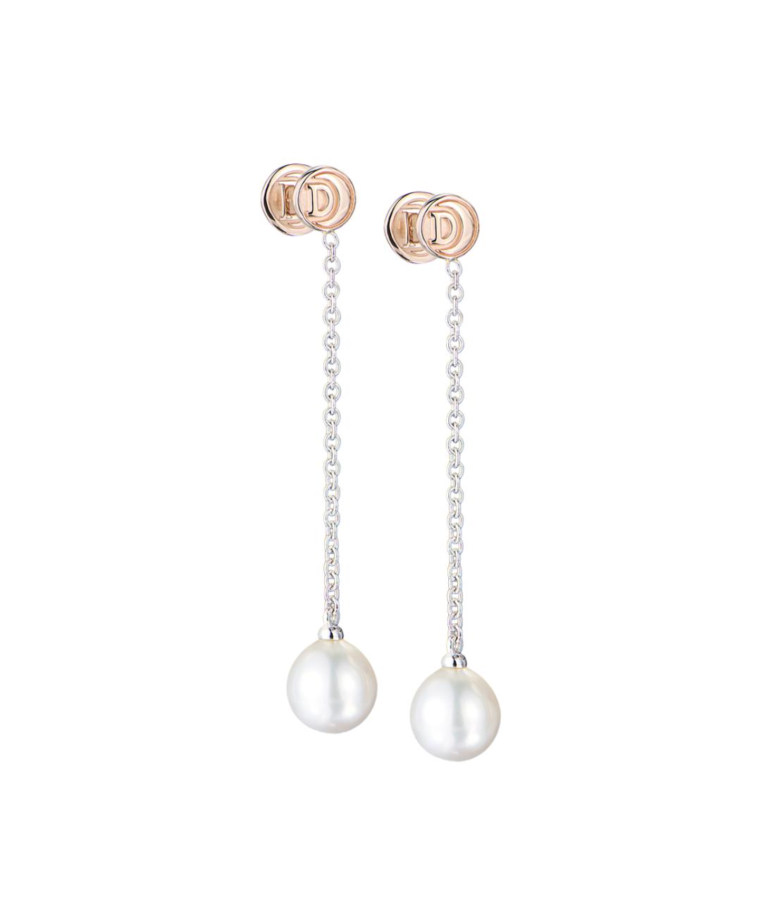 DAMIANI Серебряные серьги из белого золота, фото 2