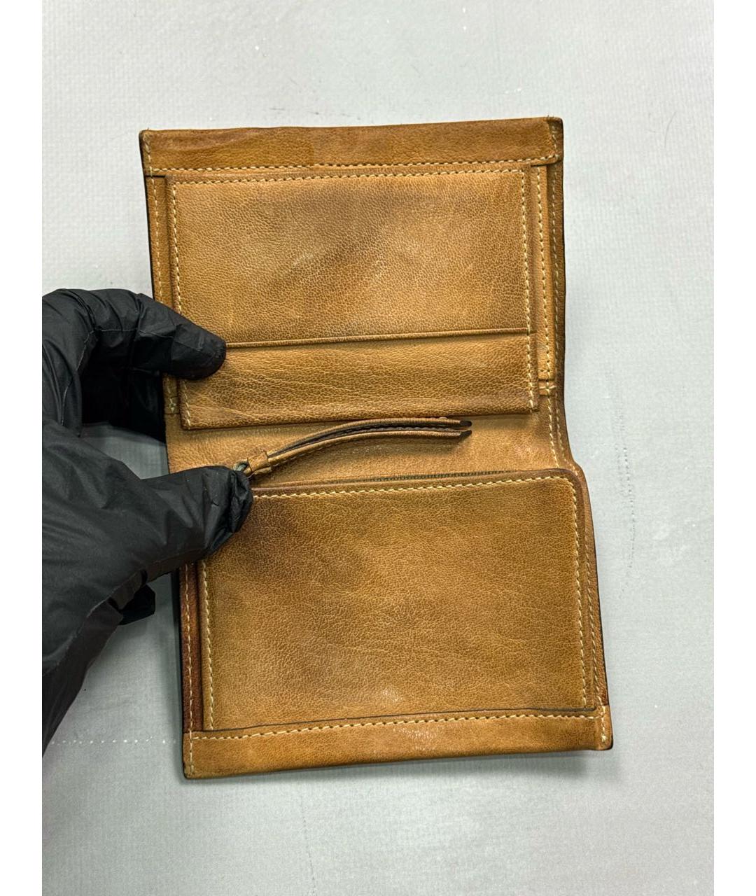 VIVIENNE WESTWOOD Коричневый кожаный кошелек, фото 5