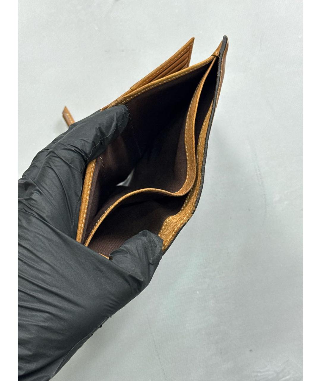 VIVIENNE WESTWOOD Коричневый кожаный кошелек, фото 6