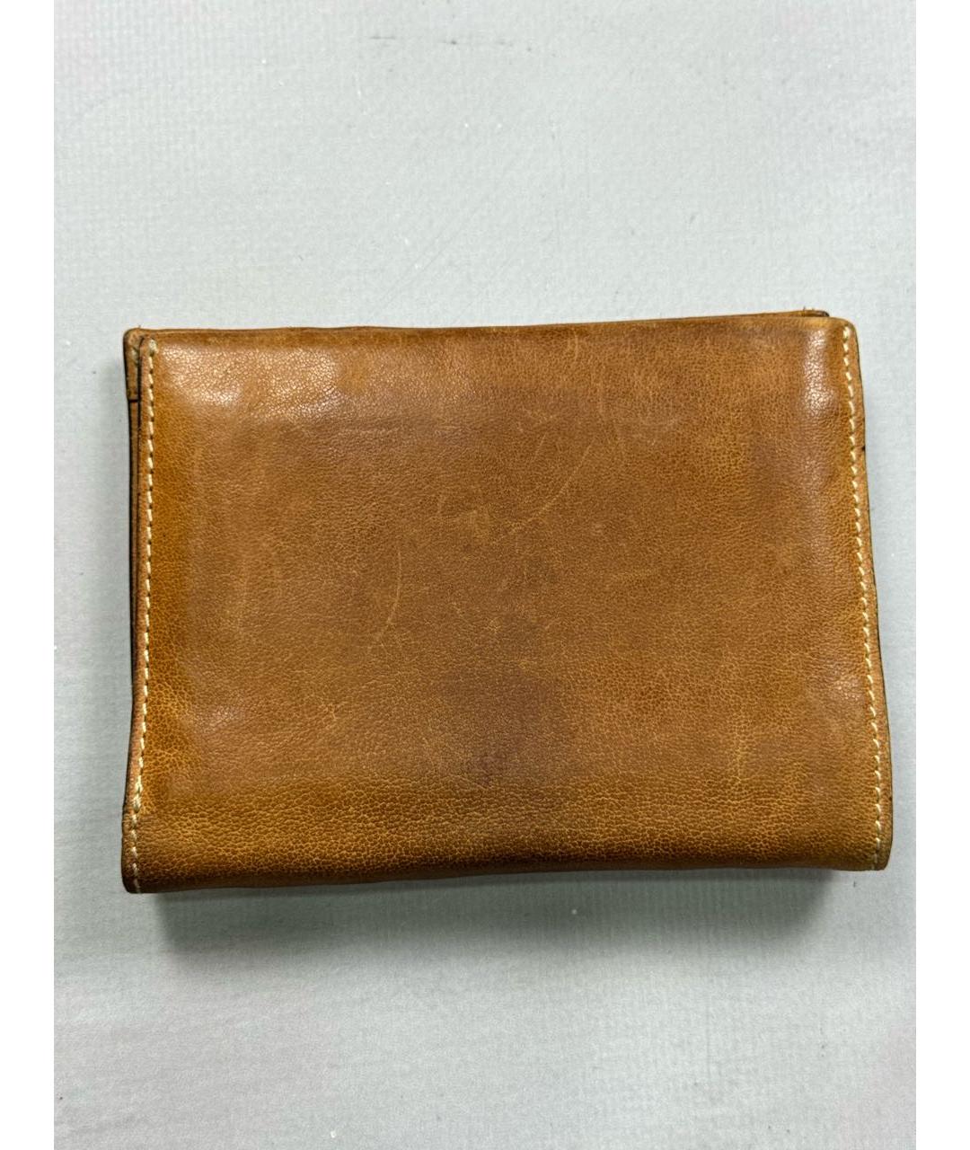 VIVIENNE WESTWOOD Коричневый кожаный кошелек, фото 3