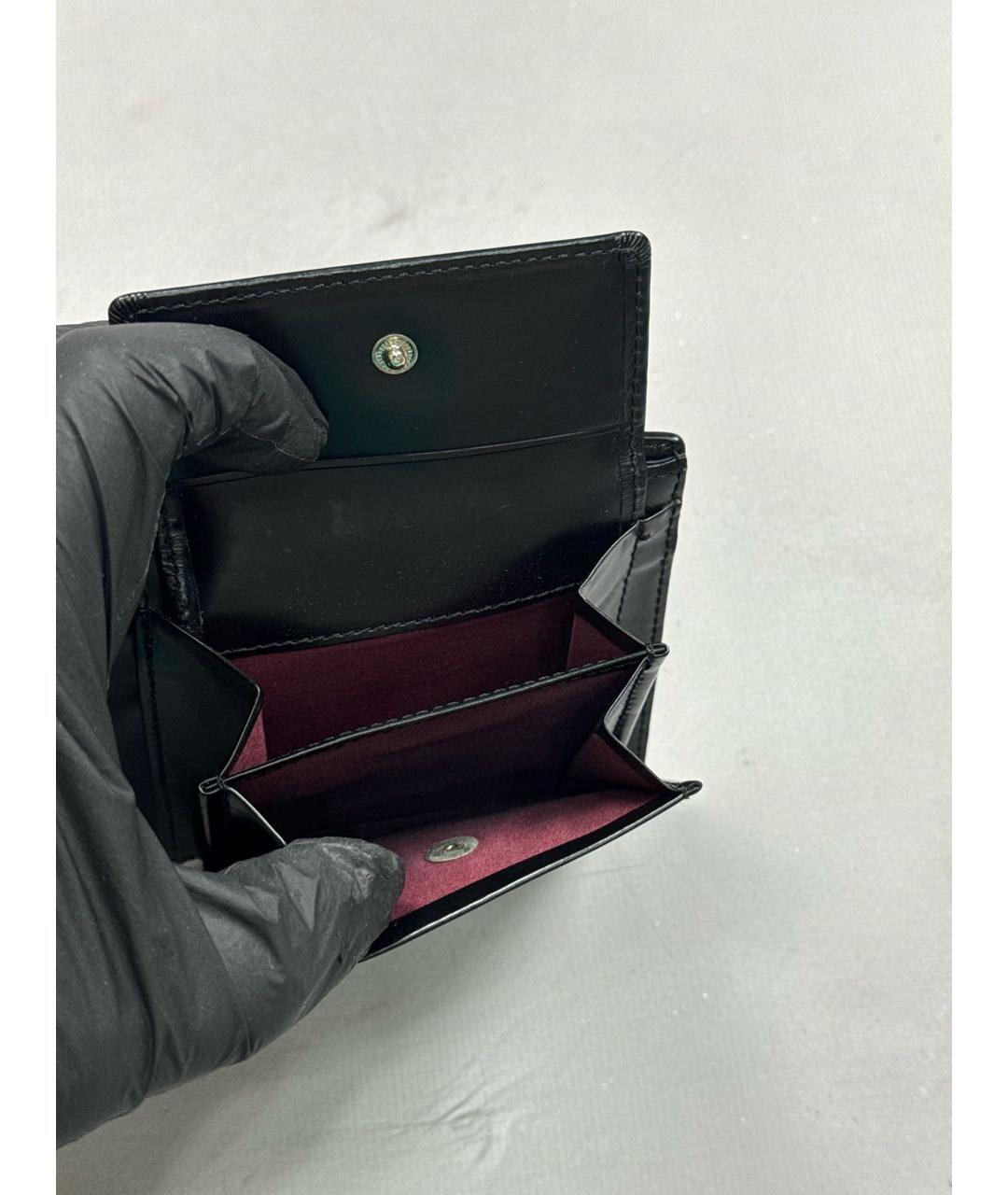 VIVIENNE WESTWOOD Черный кожаный кошелек, фото 7