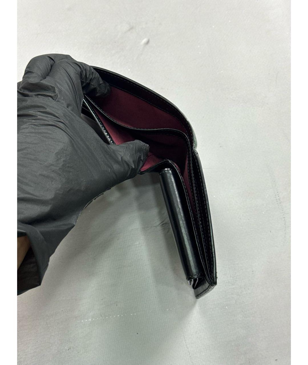 VIVIENNE WESTWOOD Черный кожаный кошелек, фото 6