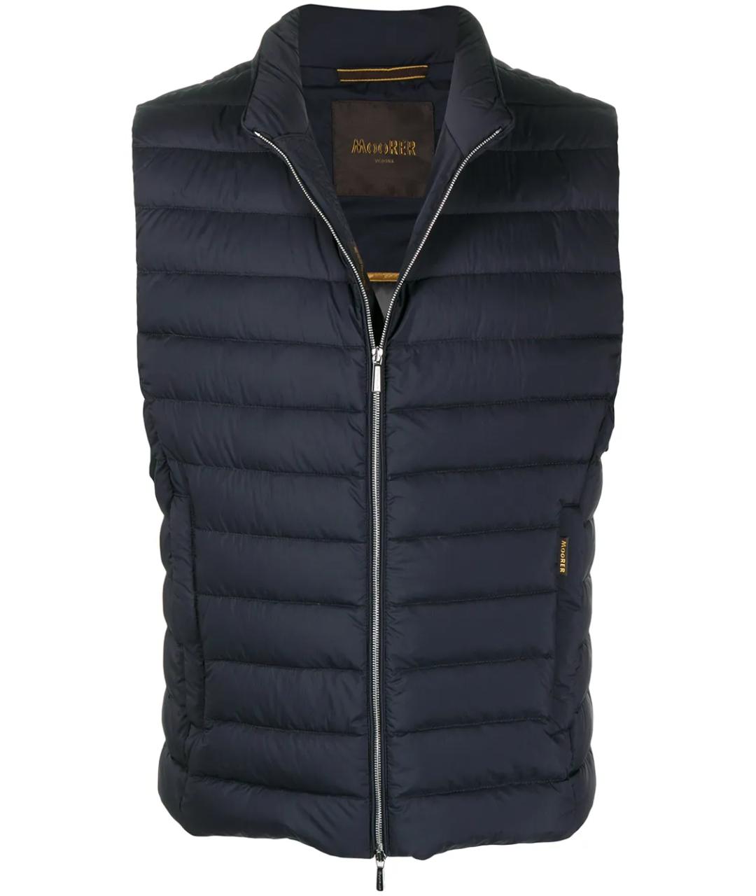 MOORER Синий полиамидовый жилет, фото 1