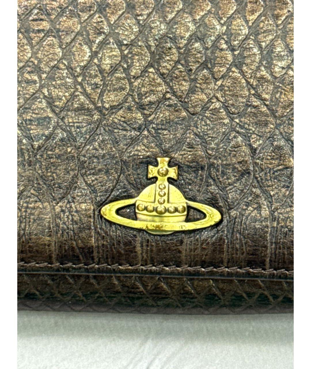 VIVIENNE WESTWOOD Коричневый кошелек, фото 2