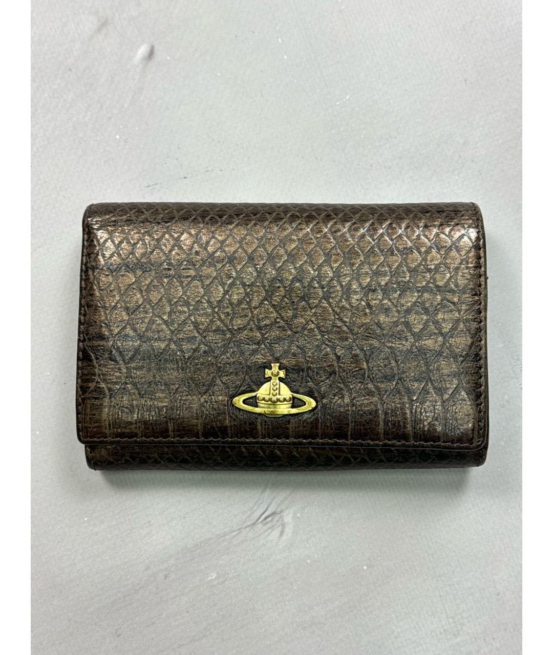 VIVIENNE WESTWOOD Коричневый кошелек, фото 9