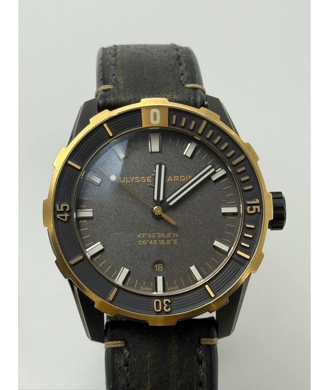 Ulysse Nardin Мульти часы из желтого золота, фото 3