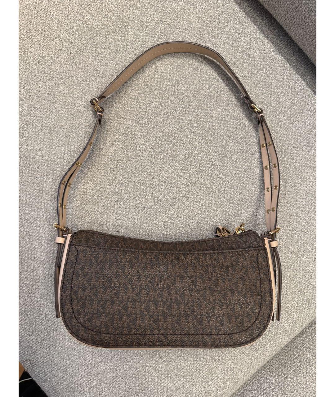 MICHAEL KORS Коричневая сумка с короткими ручками, фото 2